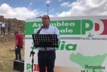 Zingaretti “In Sicilia per dare segnale di unita'”