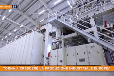 Torna a crescere la produzione industriale europea