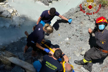 60enne caduto alle terme san Filippo alle Scotte con Pegaso