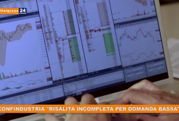 Confindustria “Risalita incompleta per domanda bassa”