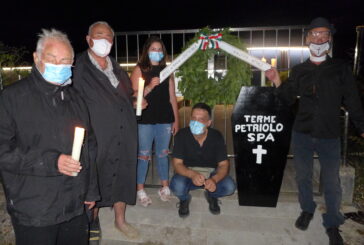Celebrato il funerale “apotropaico” delle terme di Petriolo