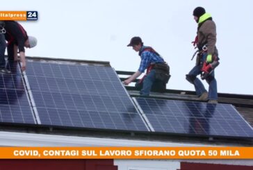 Covid, contagi sul lavoro sfiorano quota 50 mila