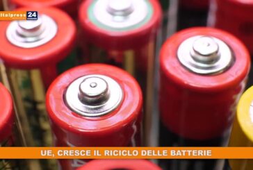 Ue, cresce il riciclo delle batterie