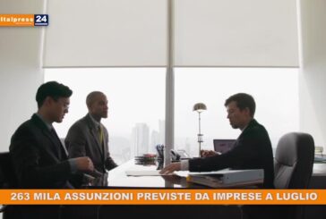 263 mila assunzioni previste da imprese a luglio