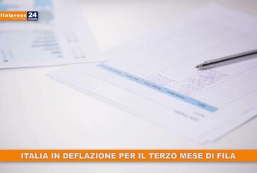Italia in deflazione per il terzo mese di fila