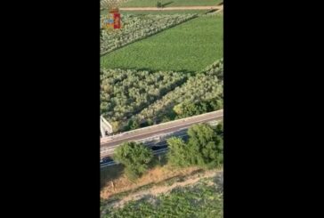 Assalto a portavalori sulla A14, il video dall’elicottero della polizia