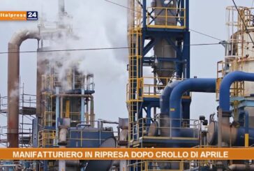 Manifatturiero in ripresa dopo crollo di aprile