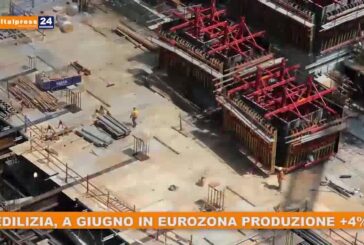Edilizia, a giugno in Eurozona produzione +4%
