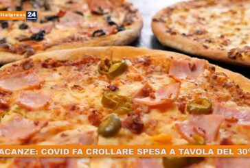 Vacanze, Covid fa crollare spesa a tavola del 30%