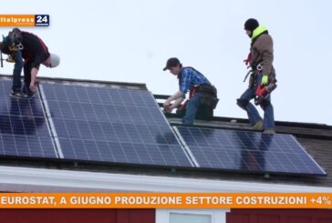 Eurostat, a giugno produzione settore costruzioni +4%