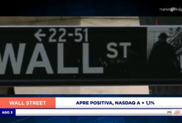 APERTURA POSITIVA A WALL STREET, ANCORA IN RIALZO IL NASDAQ A +1,1%