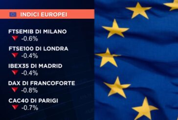 EUROPA IN FRAZIONALE RIBASSO CON MILANO A -0,6%
