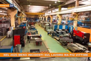 Nel 2020 meno incidenti sul lavoro ma più vittime