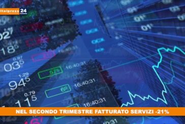 Nel secondo trimestre fatturato servizi -21%