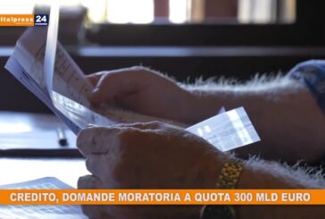 Credito, domande moratoria a quota 300 miliardi di euro