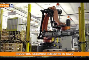 Industria, secondo semestre in calo