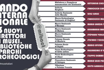 Musei, 13 nuovi direttori selezionati con un bando internazionale