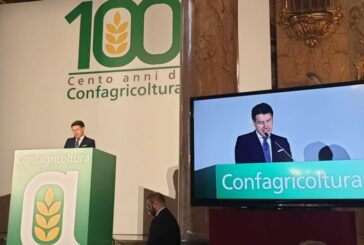 Confagricoltura compie 100 anni, Conte "Dedizione in mesi difficili"