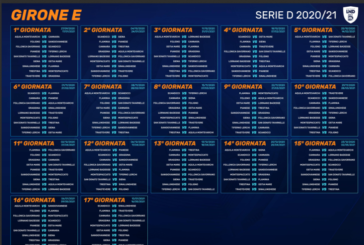 La Lega Dilettanti ha pubblicato i calendari della serie D