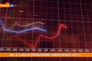 UE, a luglio produzione industriale +4,1%