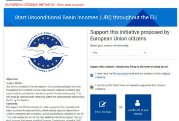 Iniziata la raccolta firme per l’UBI europeo
