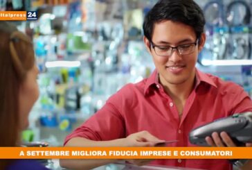 A settembre migliora fiducia imprese e consumatori