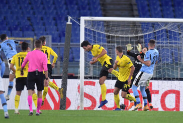 La Lazio inizia la Champions vincendo, 3-1 al Borussia Dortmund