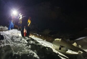 Precipita un elicottero sul monte Bianco, un morto e un ferito