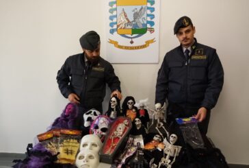 Le Fiamme Gialle sequestrano 4mila articoli di Halloween non sicuri