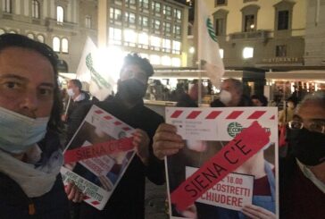 “Il futuro è un diritto”: ristoratori senesi oggi in piazza a Firenze
