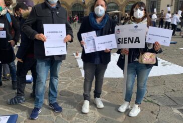Nutrita schiera di imprenditori senesi alla manifestazione di Firenze