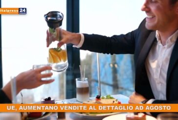 UE, aumentano vendite al dettaglio ad agosto