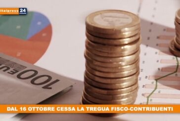 Dal 16 ottobre cessa la tregua fisco-contribuenti
