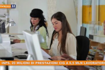 Inps, 20 mln di prestazioni cig