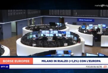 MILANO IN RIALZO (+1,2%) CON L’EUROPA