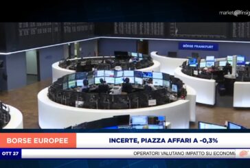 EUROPA INCERTA, PIAZZA AFFARI A -0,3%