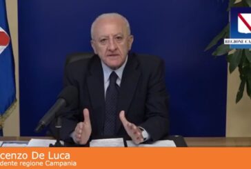 Coronavirus, De Luca “Mezze misure non servono, ad Halloween coprifuoco”
