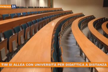 Tim si allea con università per didattica a distanza