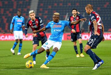 Il Napoli espugna Bologna, decide Osimhen