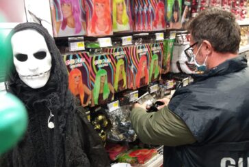 Halloween sicuro: la Finanza sequestra 11mila prodotti pericolosi