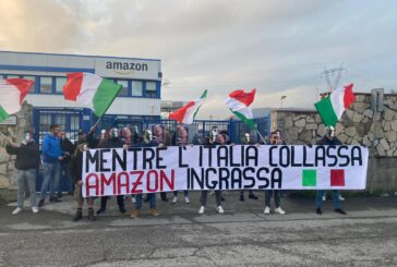 Mascherine Tricolori: blitz contro sedi Amazon in tutta Italia