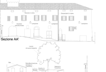 Restyling completo per piazza del Pozzo a Lucignano d’Arbia