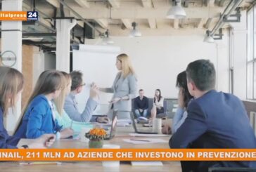 Inail, 211 mln ad aziende che investono in prevenzione