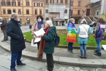 Manifestazione di R2020 in piazza Matteotti
