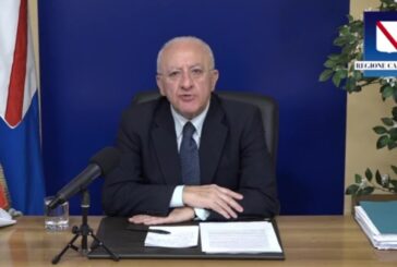 Coronavirus, De Luca “Natale e Capodanno quest’anno non esistono”