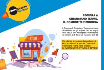Chianciano il Comune sostiene le attività commerciali ed i cittadini