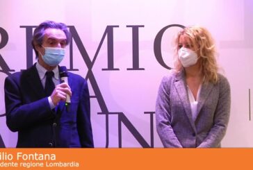 Coronavirus, Fontana consegna ‘Rosa Camuna’ a dottoressa Malara