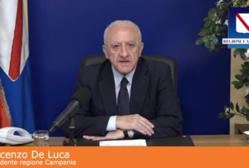 De Luca “In Campania durante feste vietato raggiungere seconde case”