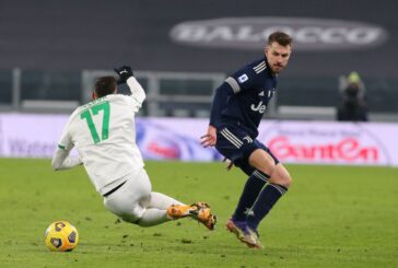 La Juve batte 3-1 il Sassuolo, gol di Danilo, Ramsey e Ronaldo