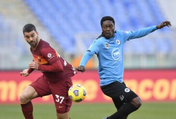 Roma-Spezia 4-3 decide Pellegrini, Fonseca torna a sorridere